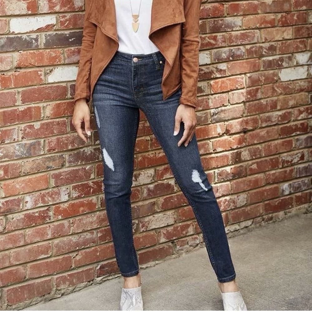 Matilda Jane Good Hart Jeans Distressed Somerset Skinny Women's Size 8